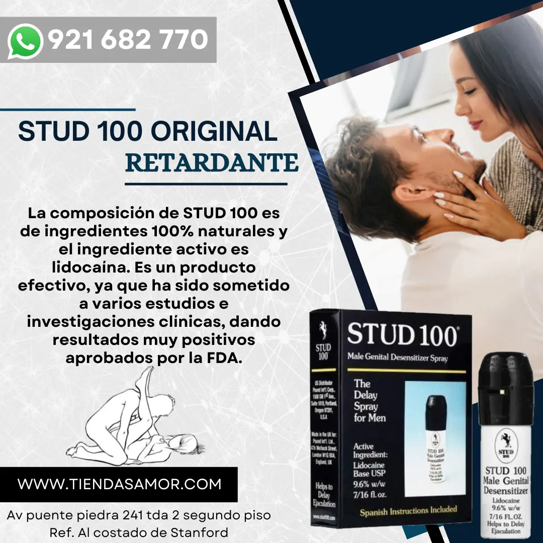 Spray Stud 100 Original te asegura la mayor satisfacción 