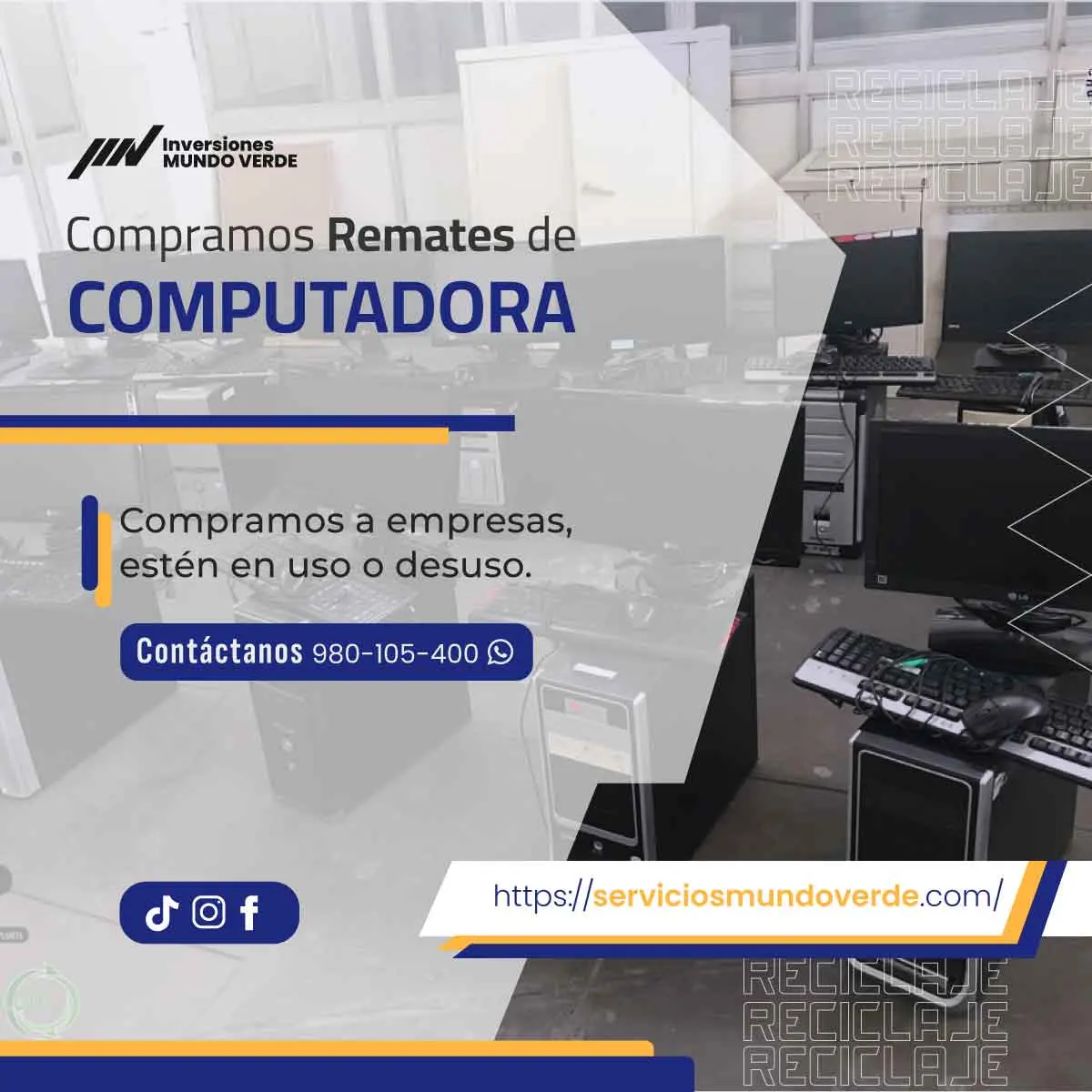  Tienes electrónicos en desuso Nosotros los compramos