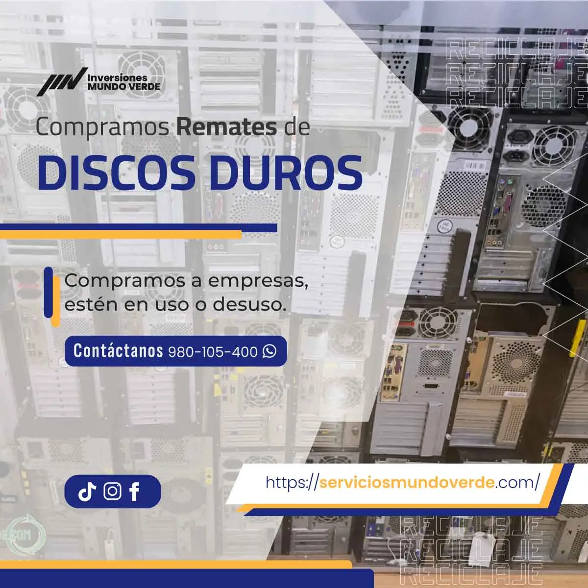  Tienes electrónicos en desuso Nosotros los compramos