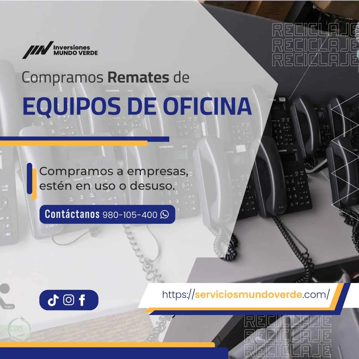  Tienes electrónicos en desuso Nosotros los compramos