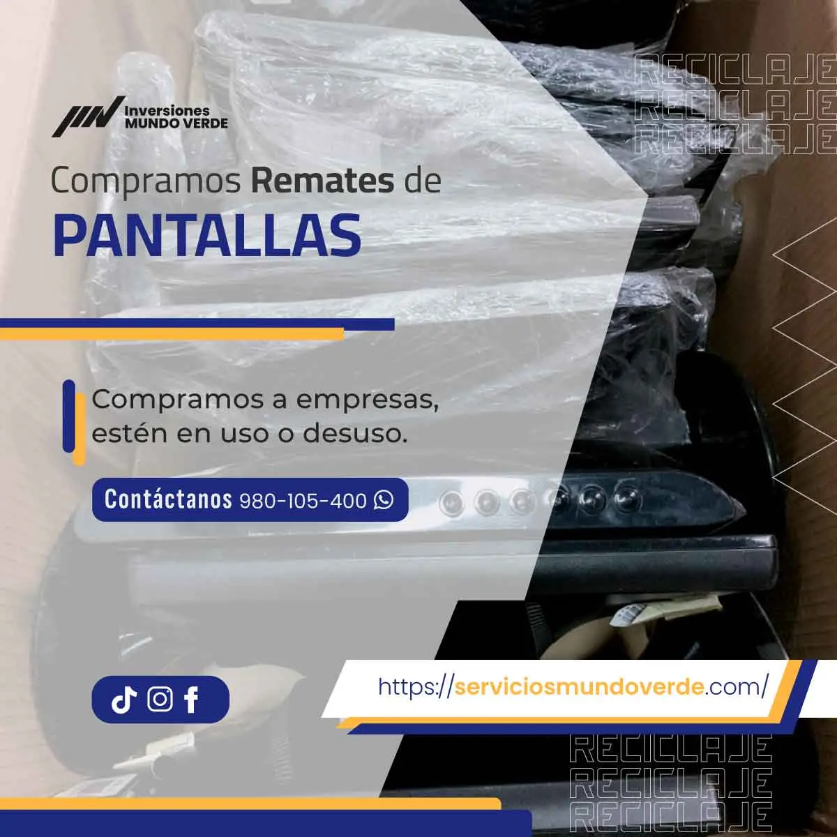 Tu solución para reciclar equipos electrónicos