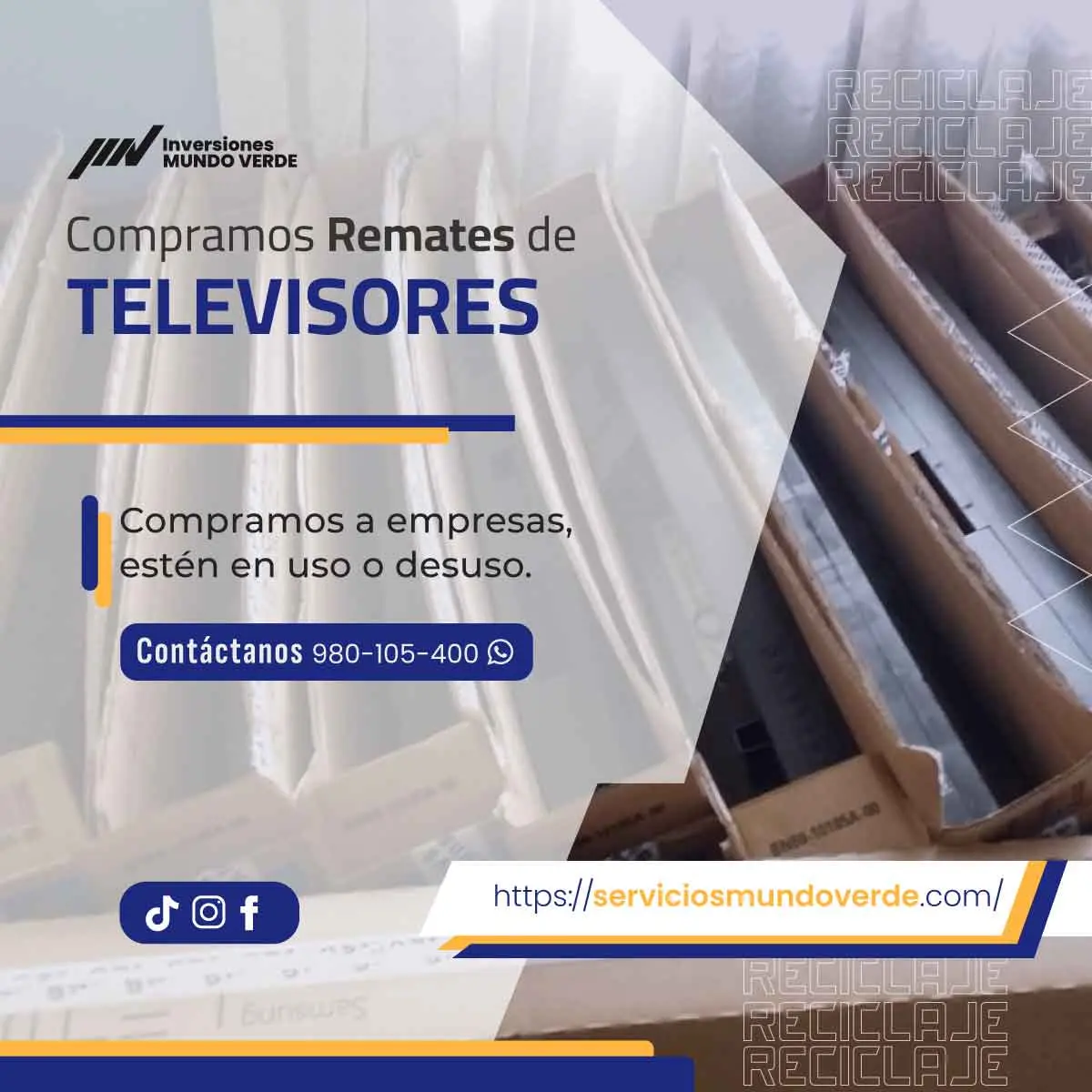 Tu solución para reciclar equipos electrónicos