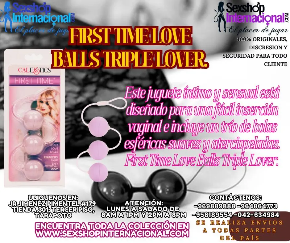 BALLS TRIPLE LOVER FIRST TIME LOVE ENTRETAMIENTO Y PLACER