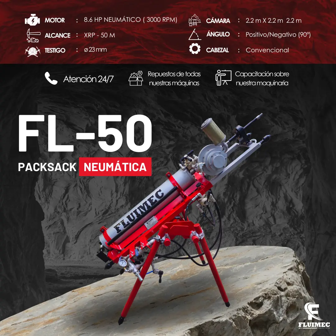 PACKSACK NEUMÁTICA FL50 mina