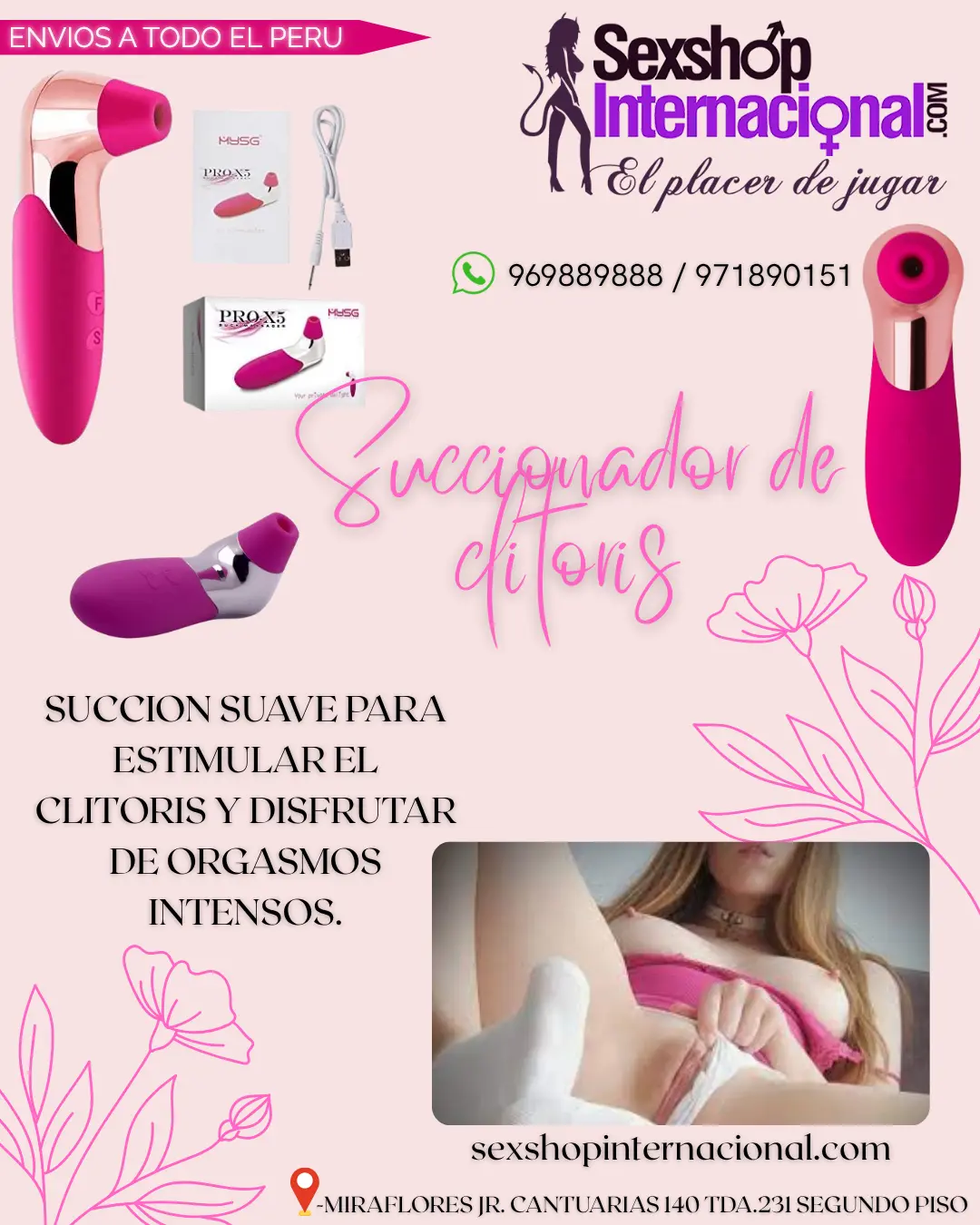 SUCCIONADOR DE CLITORIS PRO-X5 MIRAFLORES