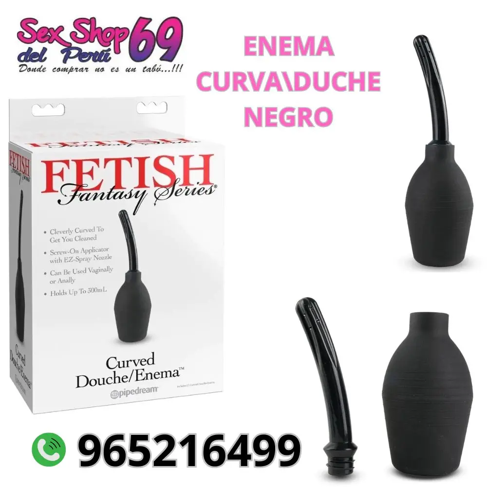 ENEMA DOUCHE FETISH CURVED DUCHA ANAL JUEGOS SEXUALES 