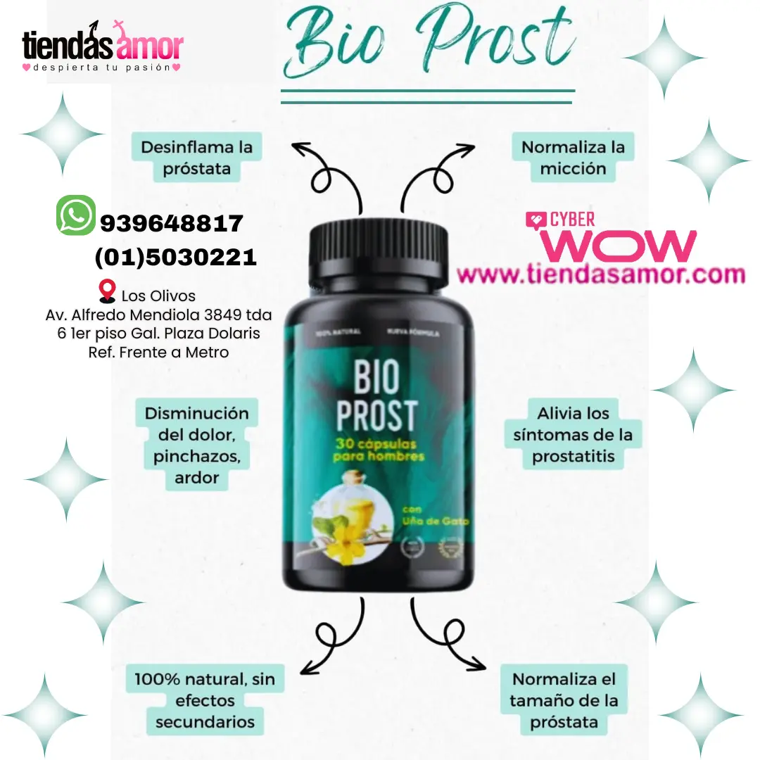 Bio Prost Original 30 Pastillas Nutricion Sexual