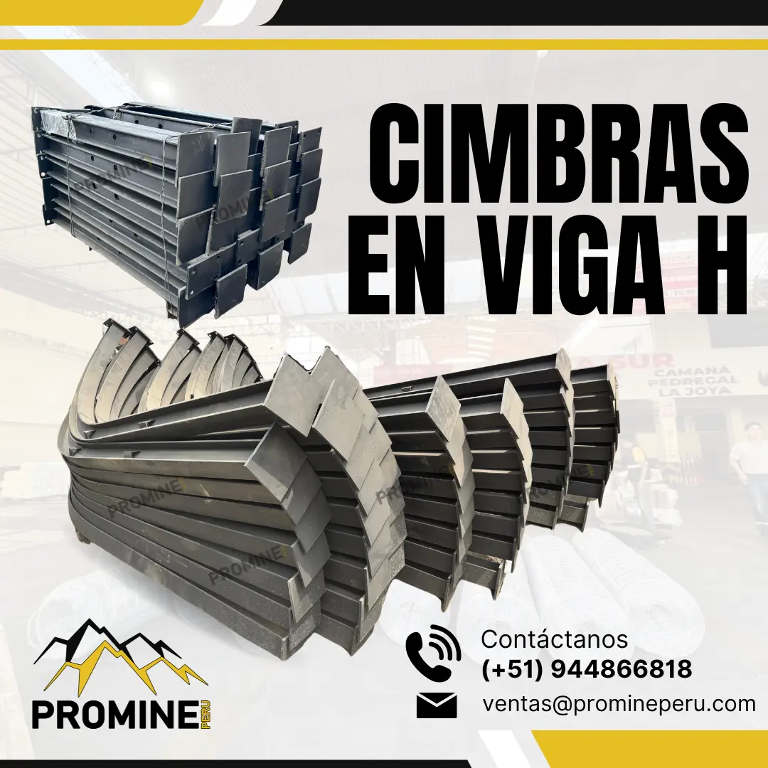 CIMBRAS METALICAS EN VIGA H . MINERIA SUBTERRANEA 