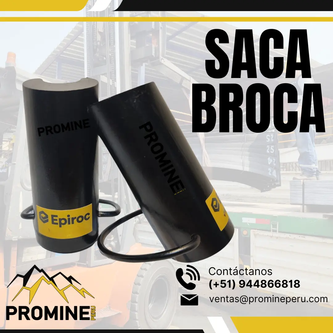 SACA BROCA HERRAMIENTA DE PERFORACION EN MINA 