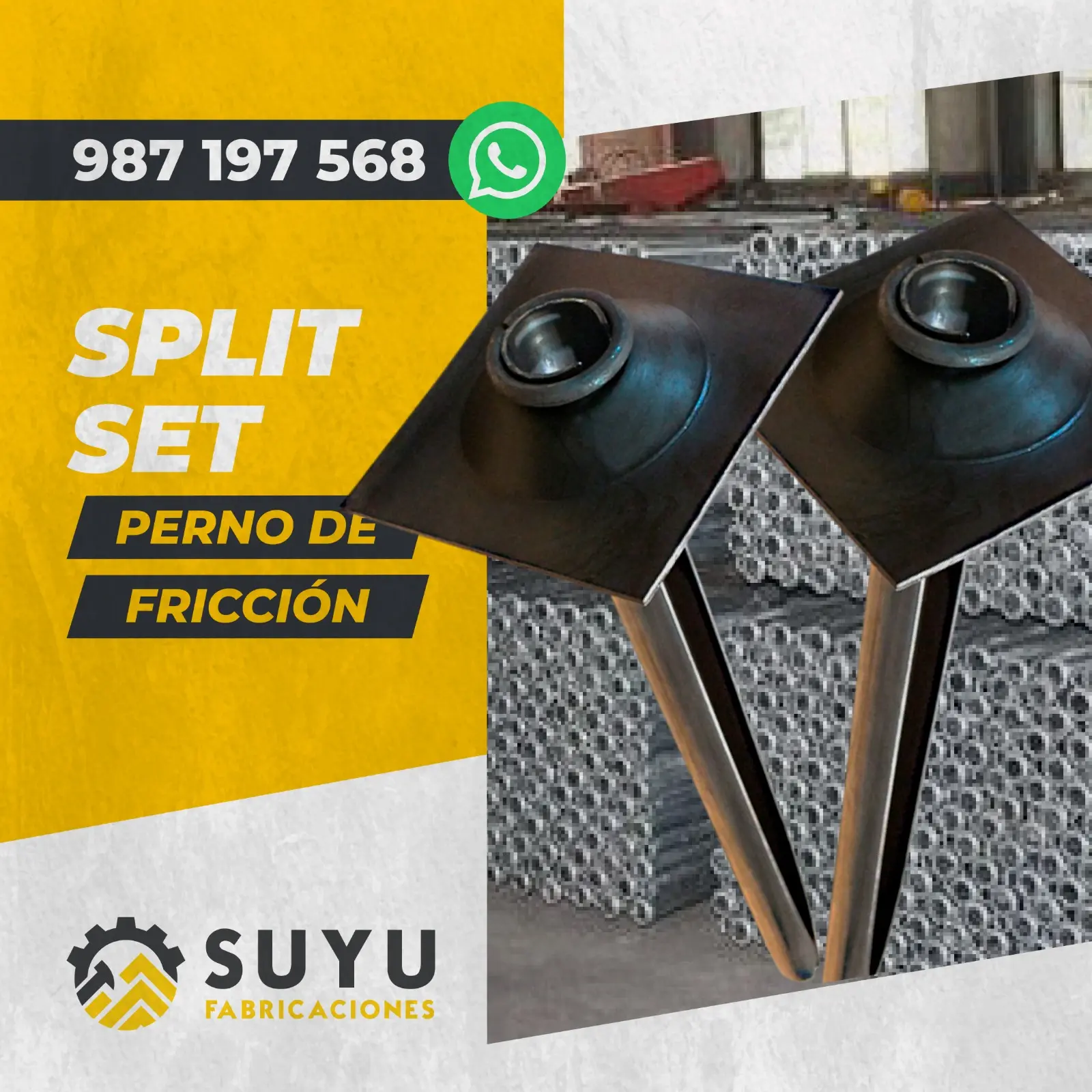 SPLIT SET PERNOS DE SUJECION