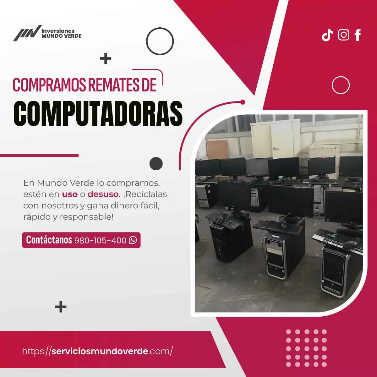  Equipos Electrónicos Dañados Nosotros los Compramos