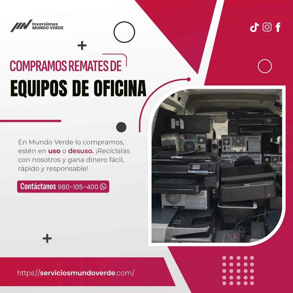  Equipos Electrónicos Dañados Nosotros los Compramos