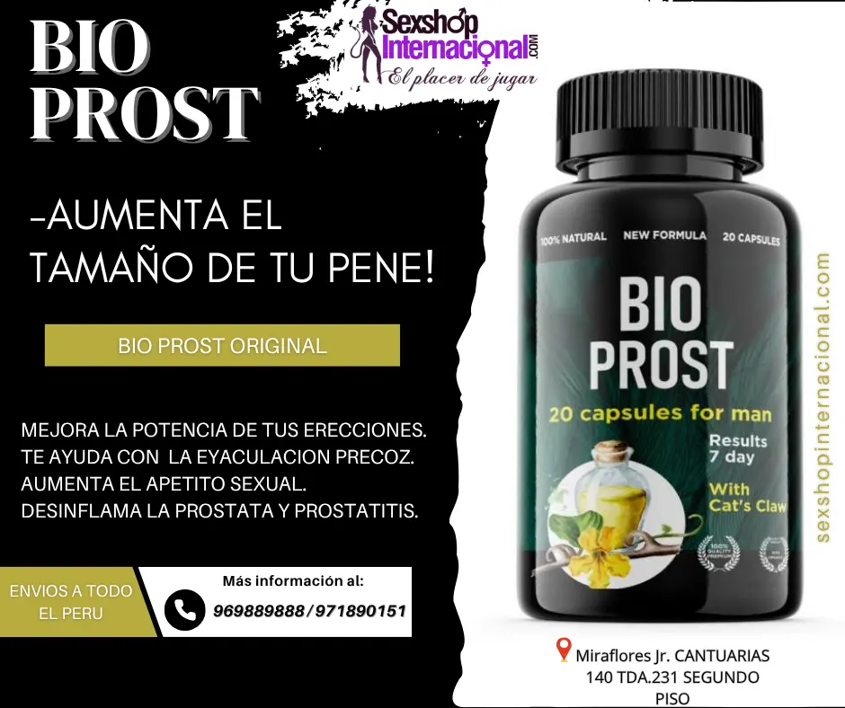 AGRANDA Y ENGRUESA TU PENE SIN CIRUGIAS DOLOROSAS-BIO PROST