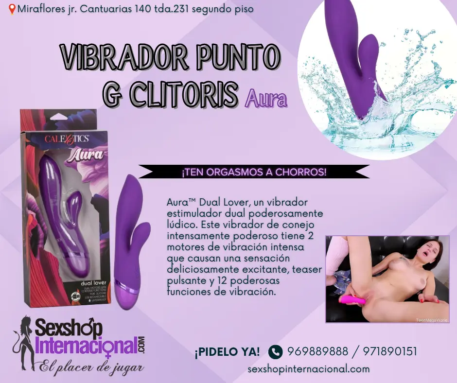 VIBRADOR DOBLE PUNTO G CLITORIS-SATISFACERA TODOS TUS DESEOS