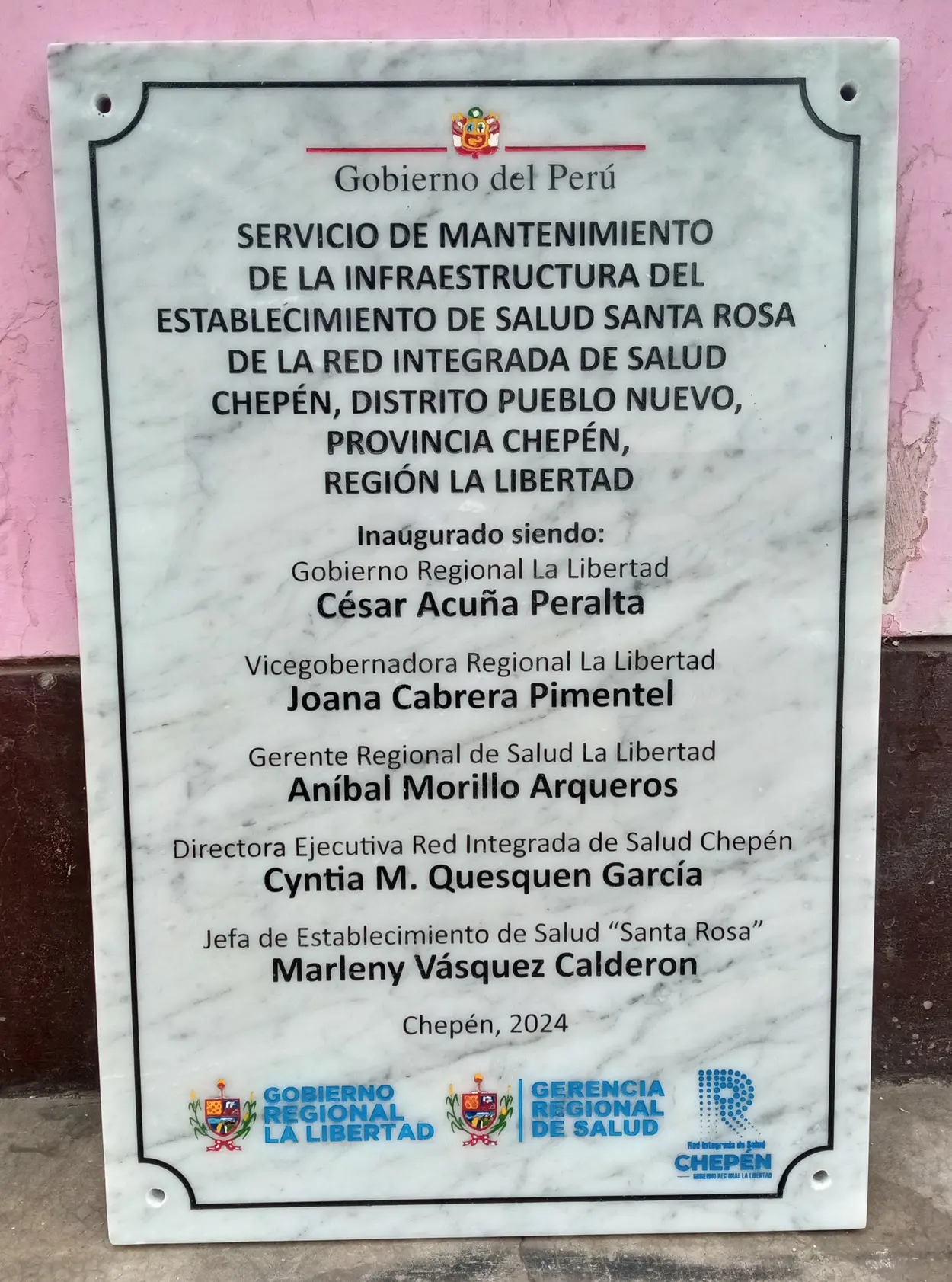 PLACAS RECORDATORIAS DE MARMOL 40X60CM AQUI JPINO