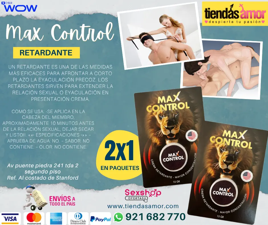 Retardantes y Potenciadores Crema En Gel Retardante Max Cont