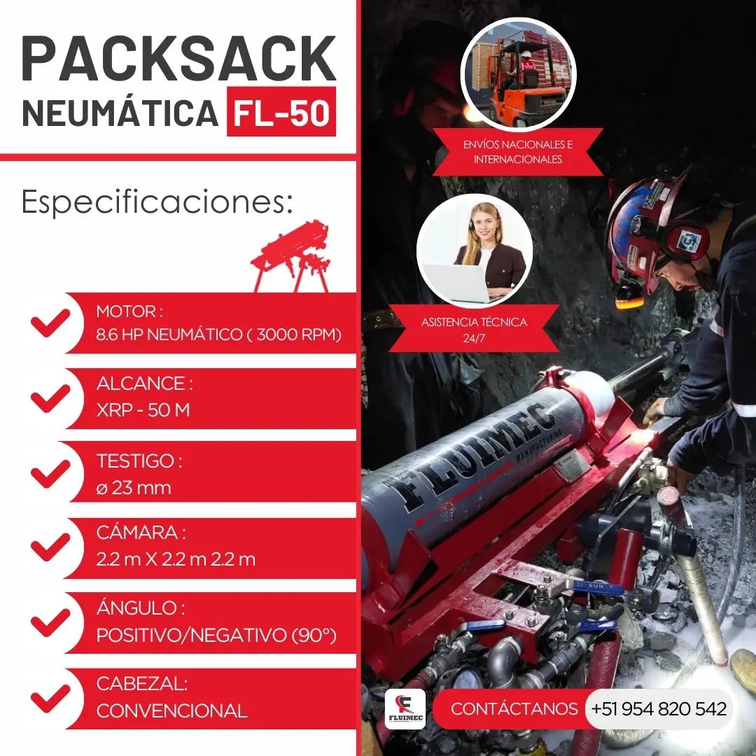 PACKSACK NEUMÁTICA FL50 socavón 