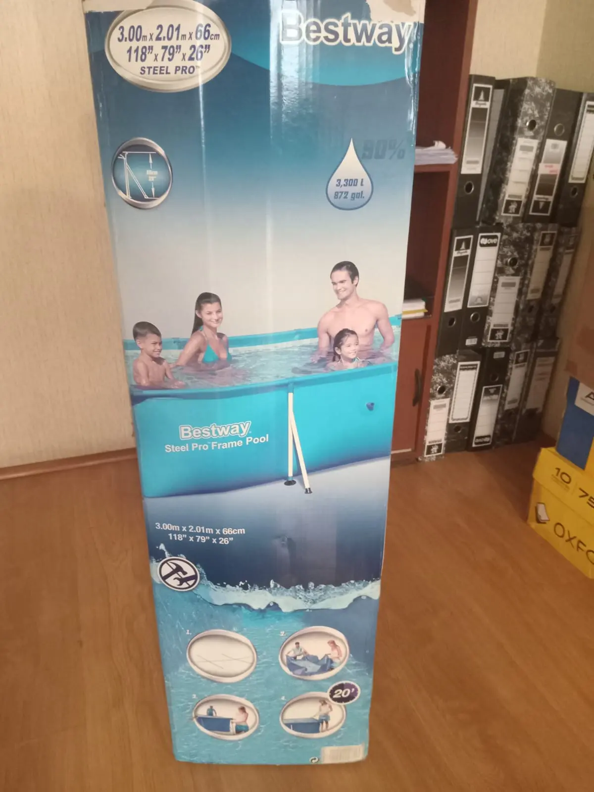 Piscina Steel Pro Bestway 300X201X66cm 3300L Seminueva