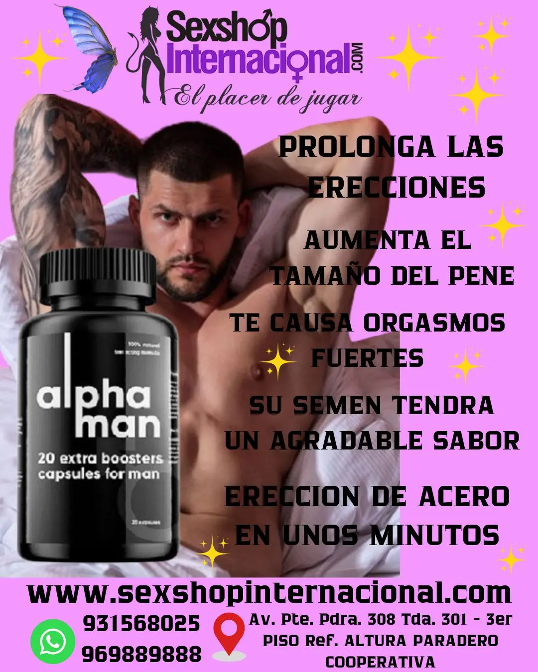 ALPHAMAN 20 CAPS ORIGINAL POTENCIA SEXUAL 