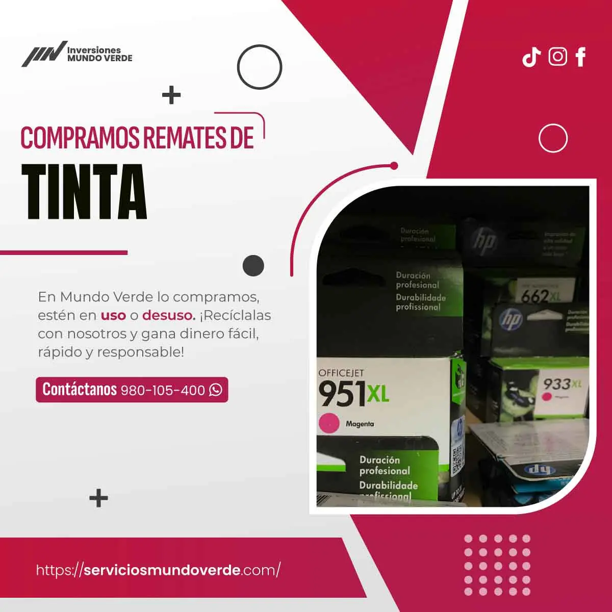 COMPRAMOS TINTAS