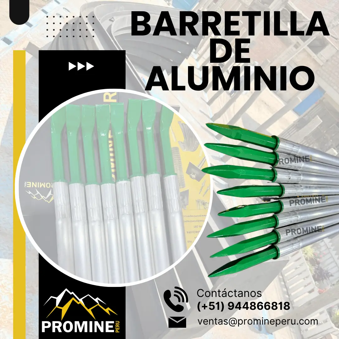 BARRETILLA - DESQUINCHADOR DE ALUMINIO PARA MINA 