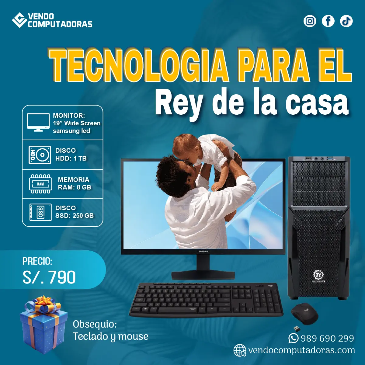  PC completa por S . 790 