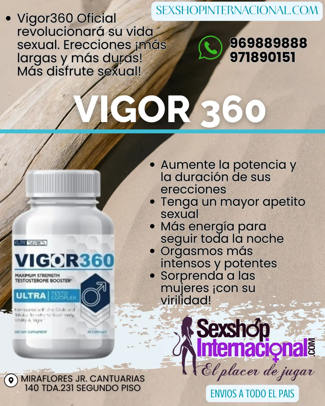 VIGOR 360 POTENCIA TU VIDA FISICA Y SEXUAL- LIMA