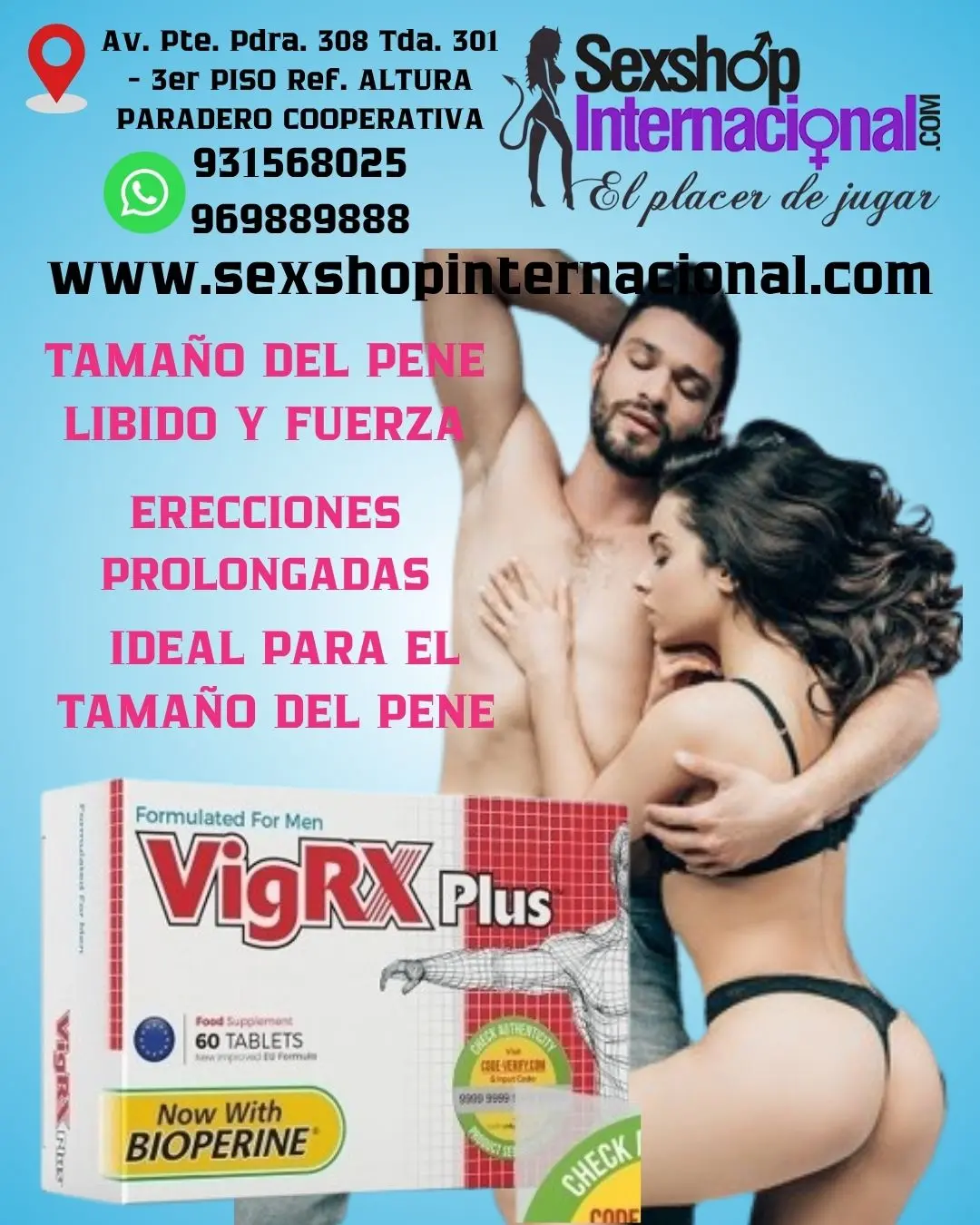 VIGRX PLUS - IDEAL PARA AUMENTAR EL TAMAÑO DEL PENE