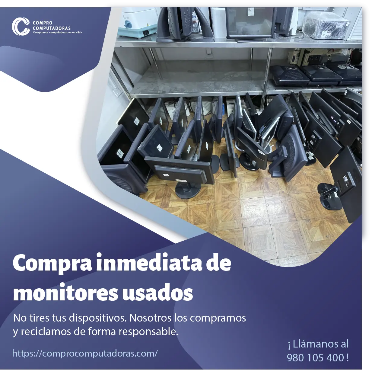 COMPRAMOS MONITORES