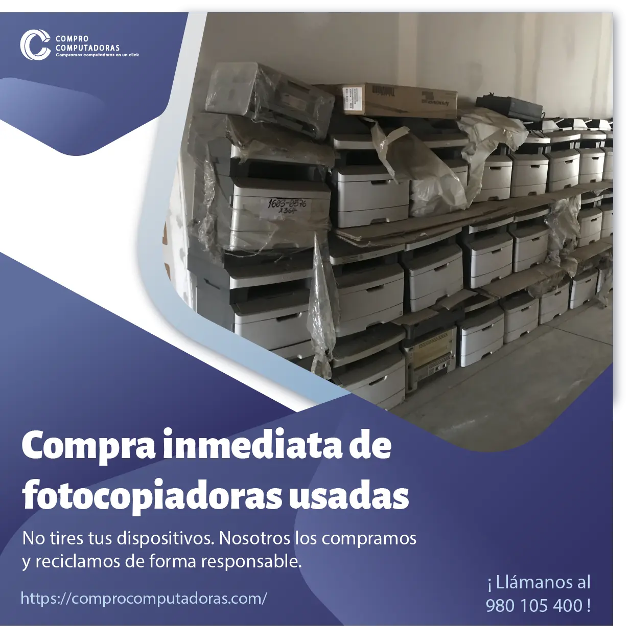 COMPRAMOS FOTOCOPIADORAS