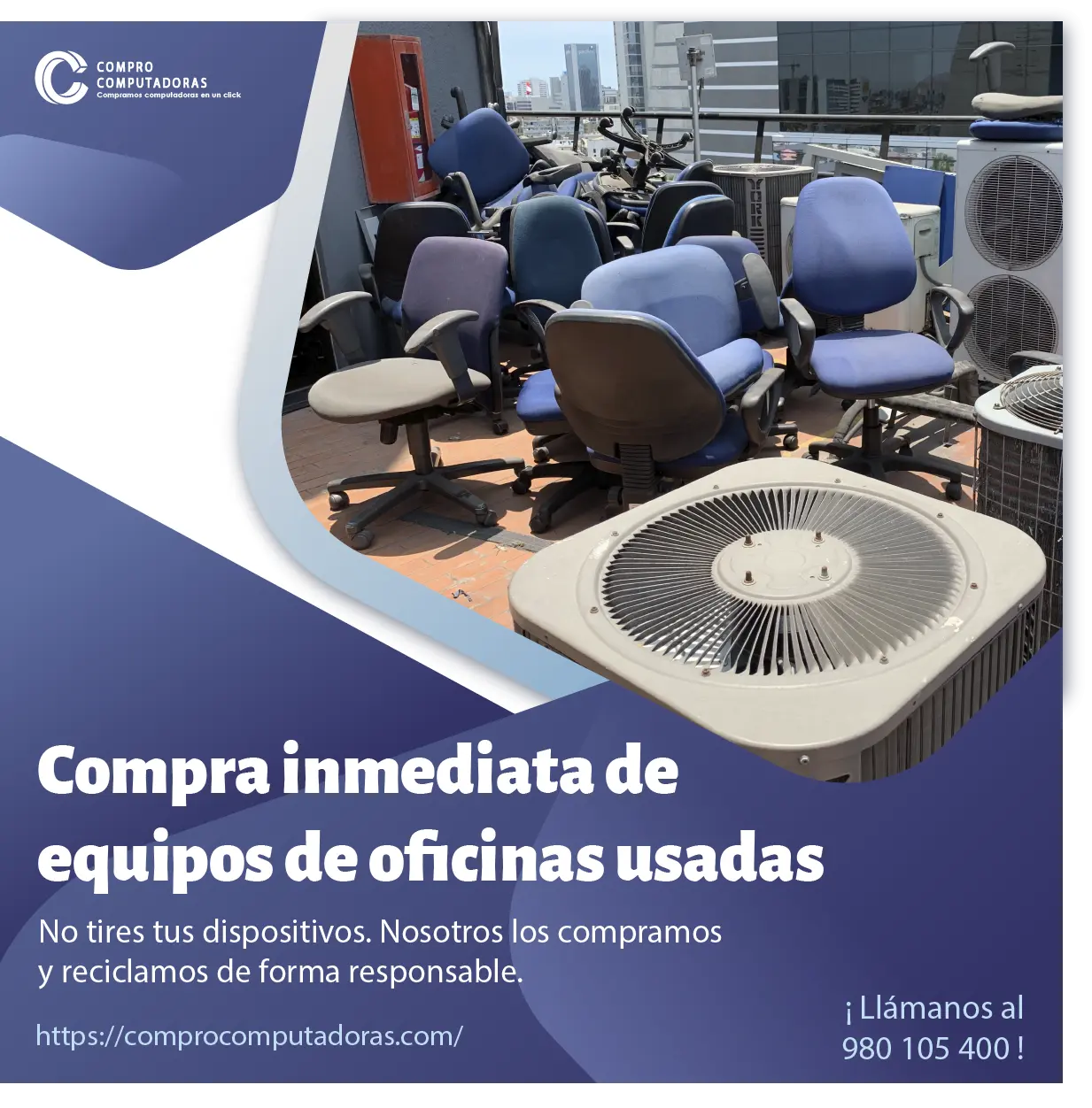 COMPRAMOS EQUIPOS DE OFICINA 
