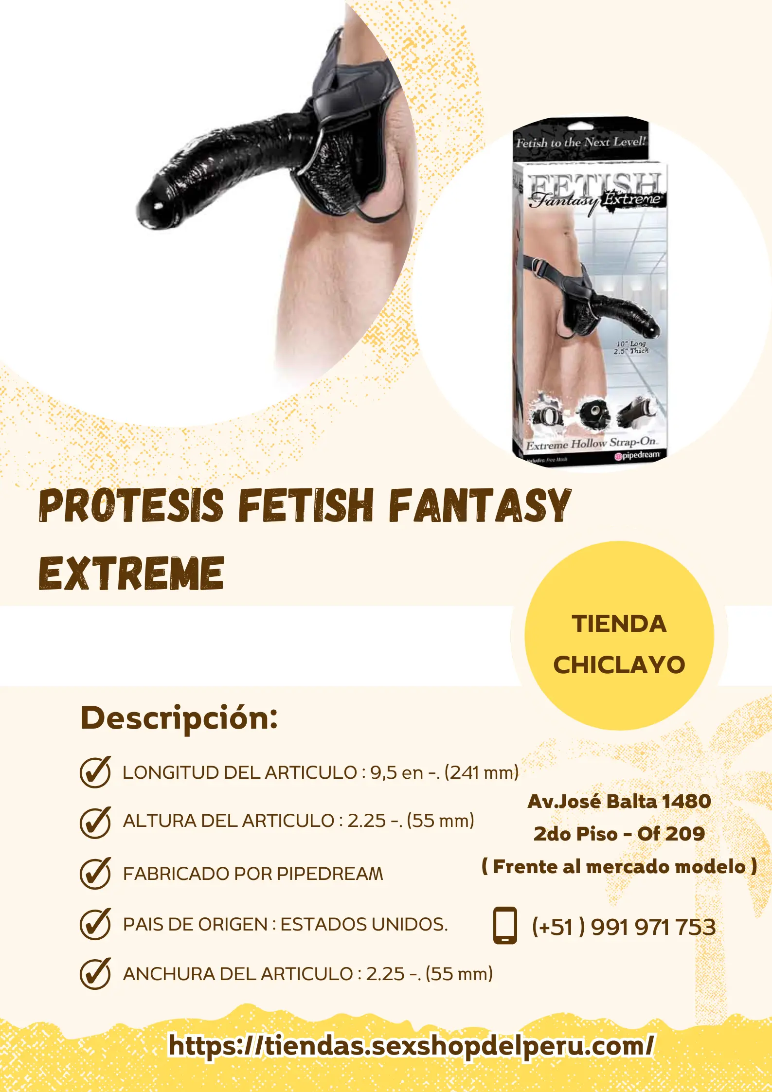 PROTESIS FETISH FANTASY EXTREME