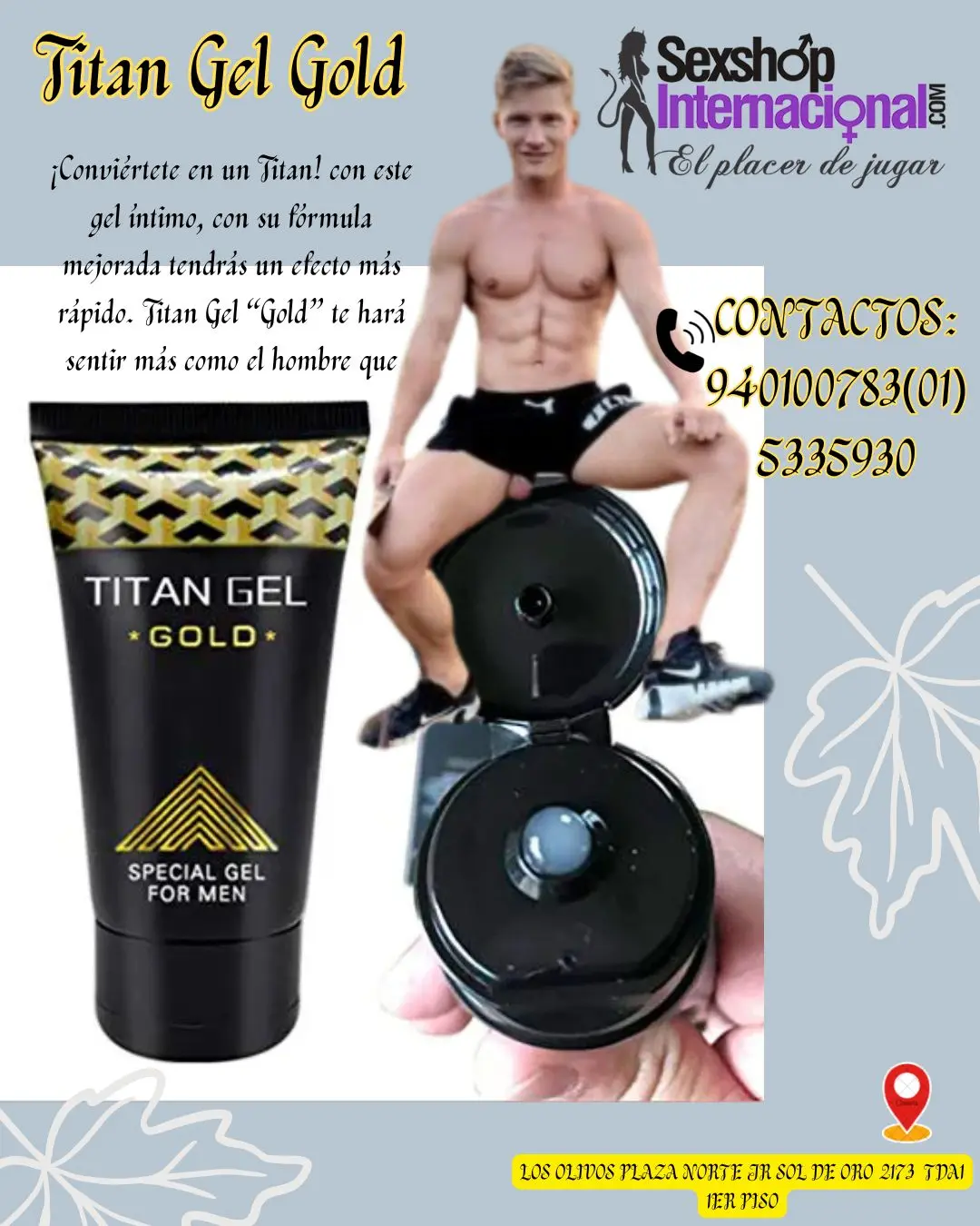 TITAN GEL EL PODEROSO GEL QUE TE AYUDA AH MEJORAR LA ERECCIO