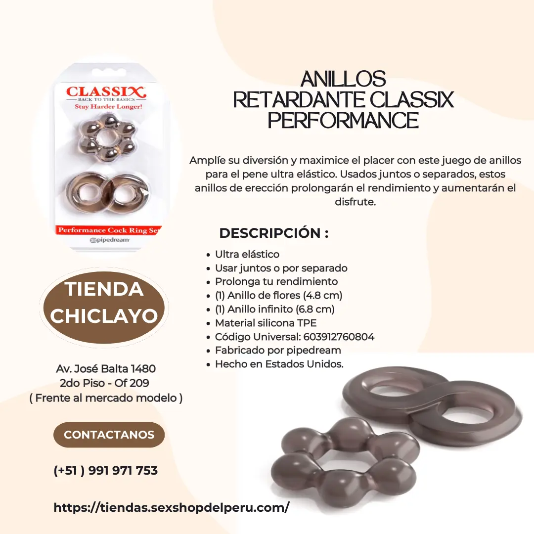 ANILLOS RETARDANTE CLASSIX PERFORMANCE