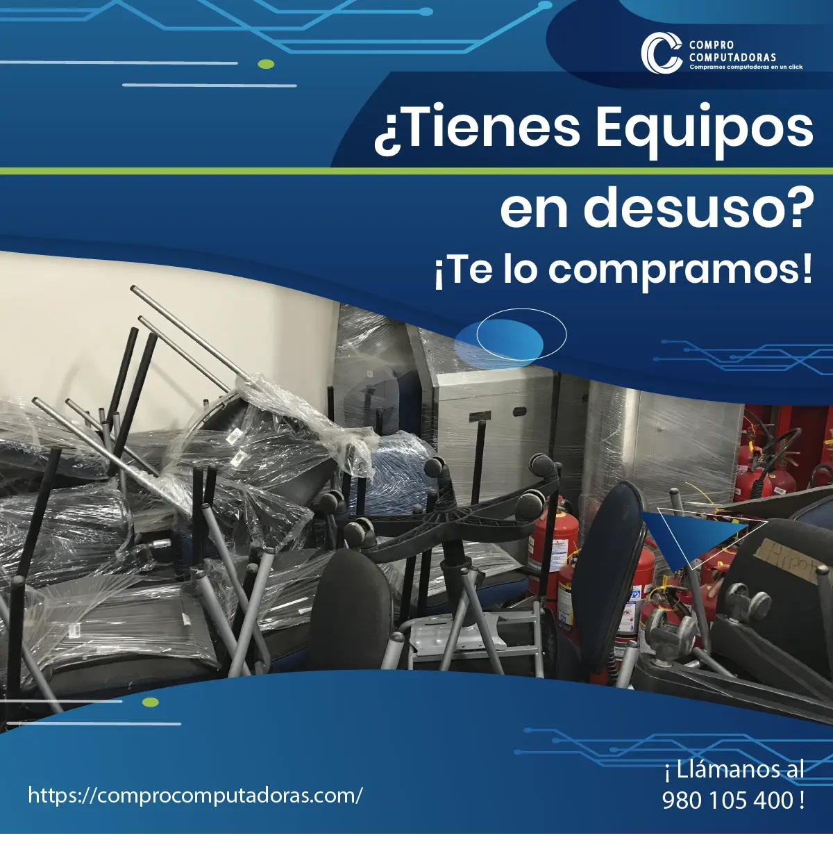 Compramos PCs laptops y CPUs sin importar el estado