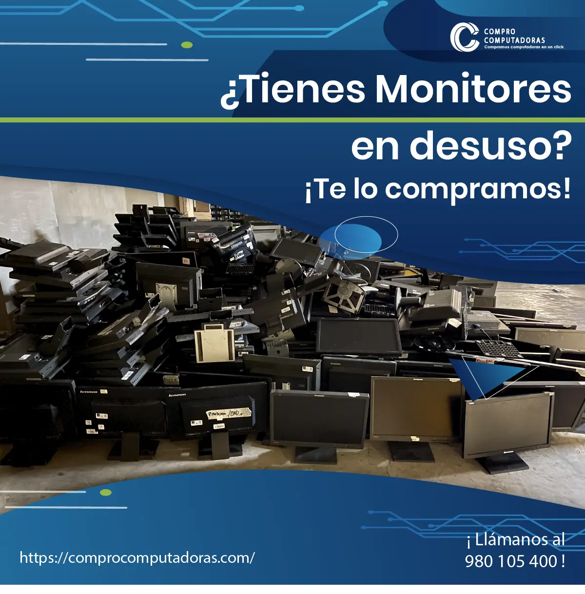 Computadoras viejas con pago garantizado