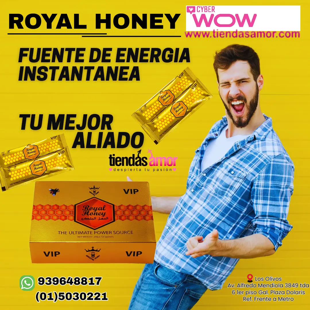 Royal Honey VIP Aumenta tu energía y vitalidad