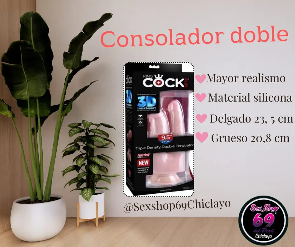 A-CONSOLADOR DOBLE KING COCK PLUS 9