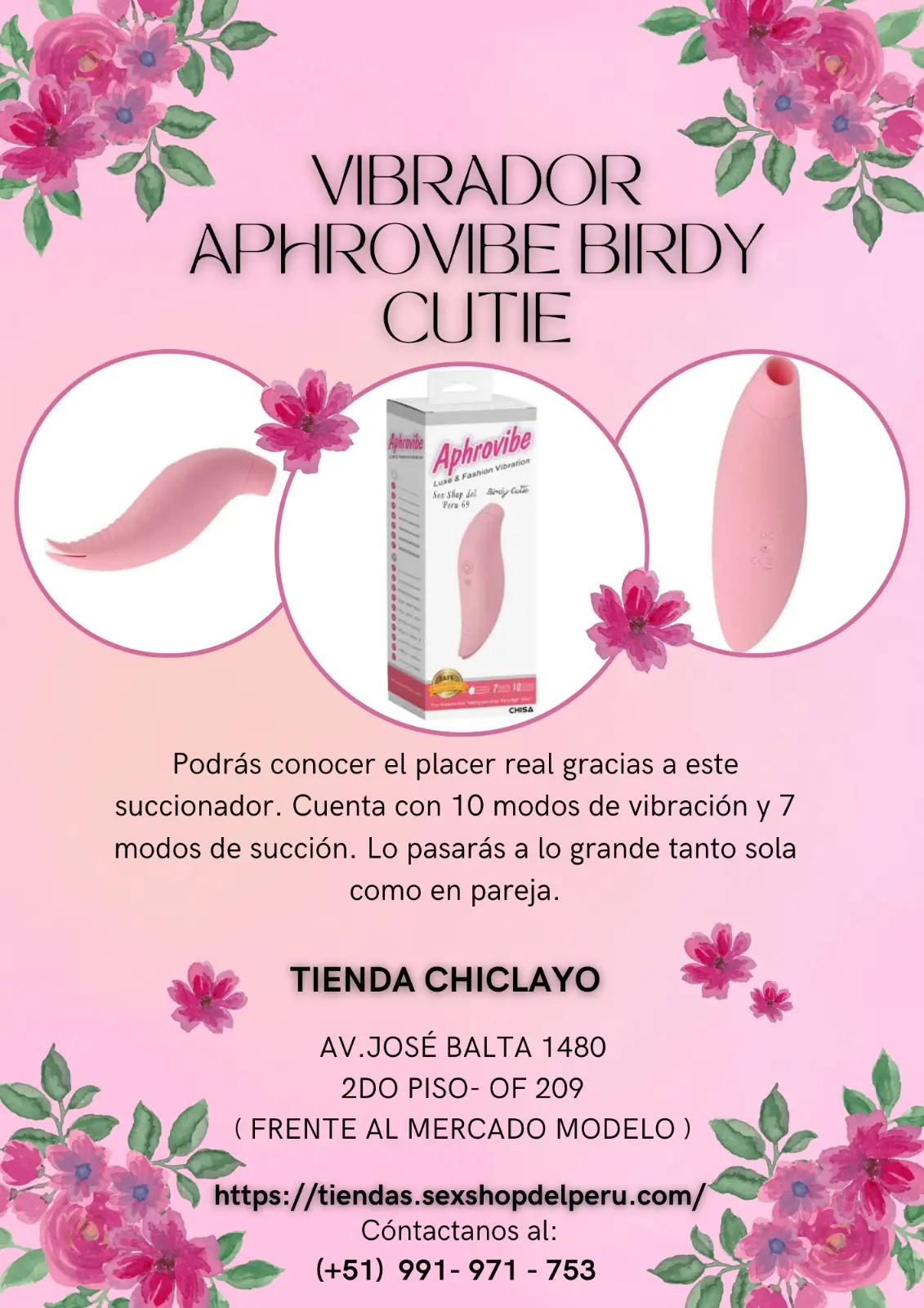 VIBRADOR APHROVIBE BIRDY CUTIE