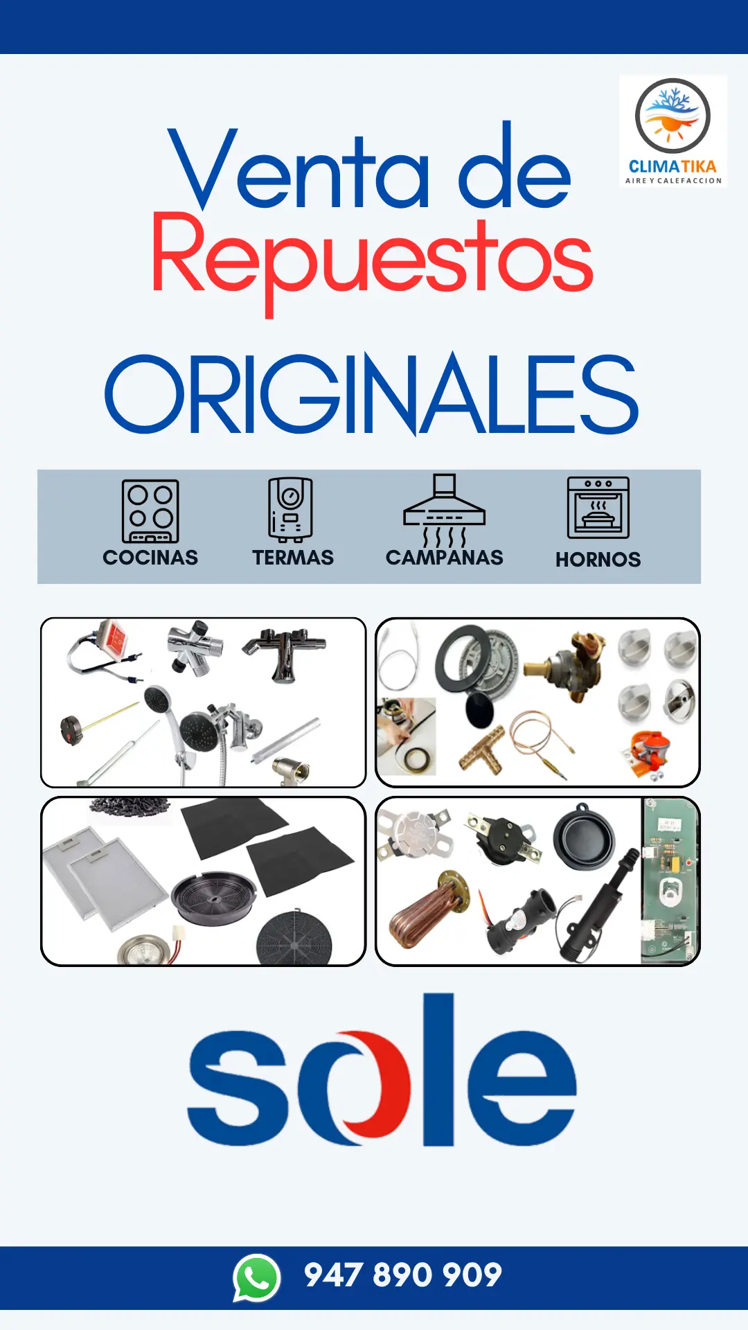 Reparación y Mantenimiento de Termas Sole PIURA