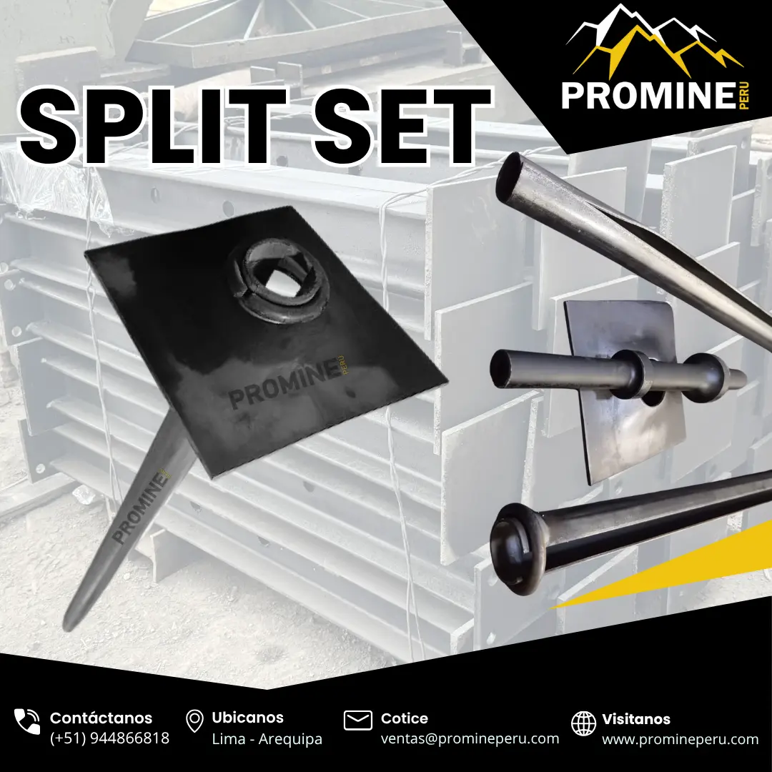 SPLIT SET FRICCIÓN EFICIENTE PARA TÚNELES PROMINE