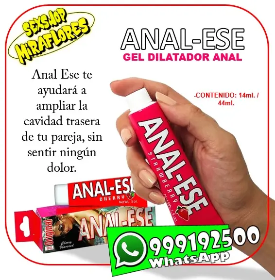 ANAL ESE - GEL DILATADOR ANAL - SEXSHOP MIRAFLORES