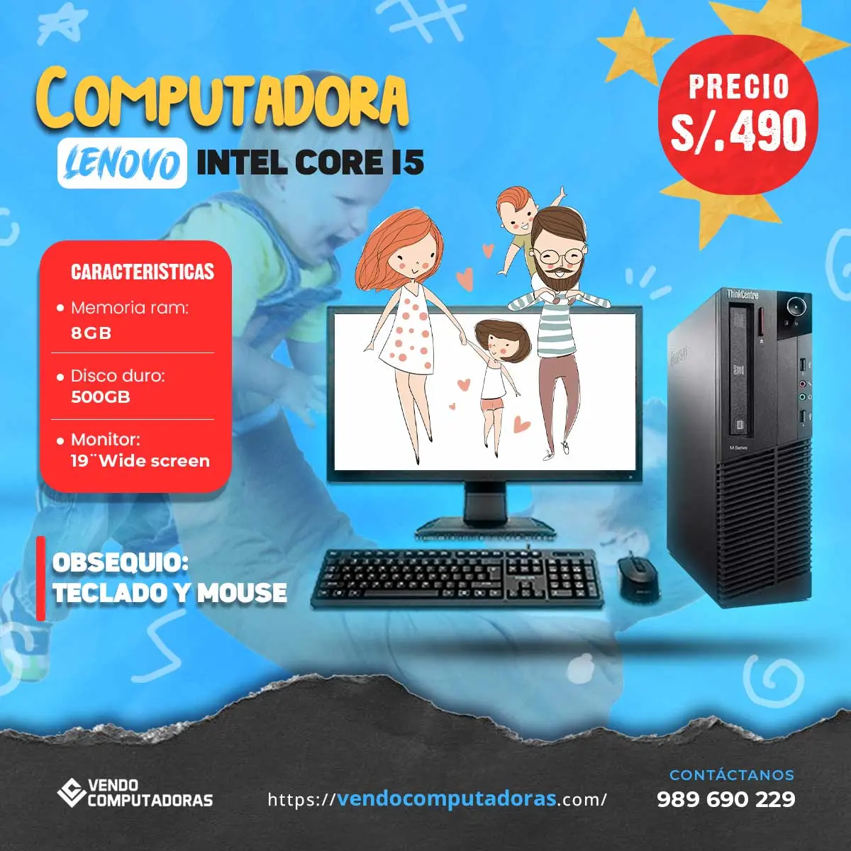  Sorprende a papá con esta super PC Lenovo Core i5 