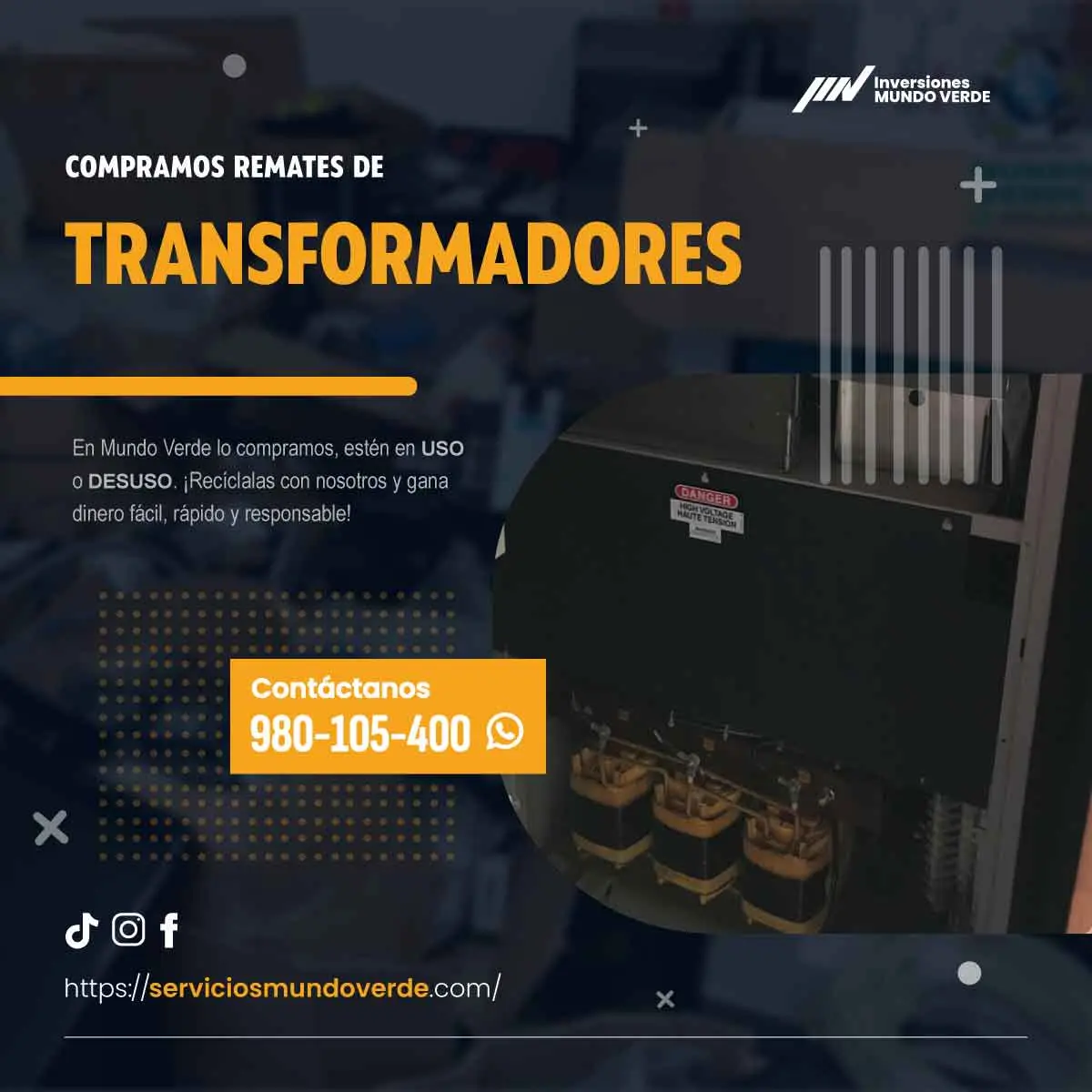 COMPRAMOS TRANSFORMADORES 
