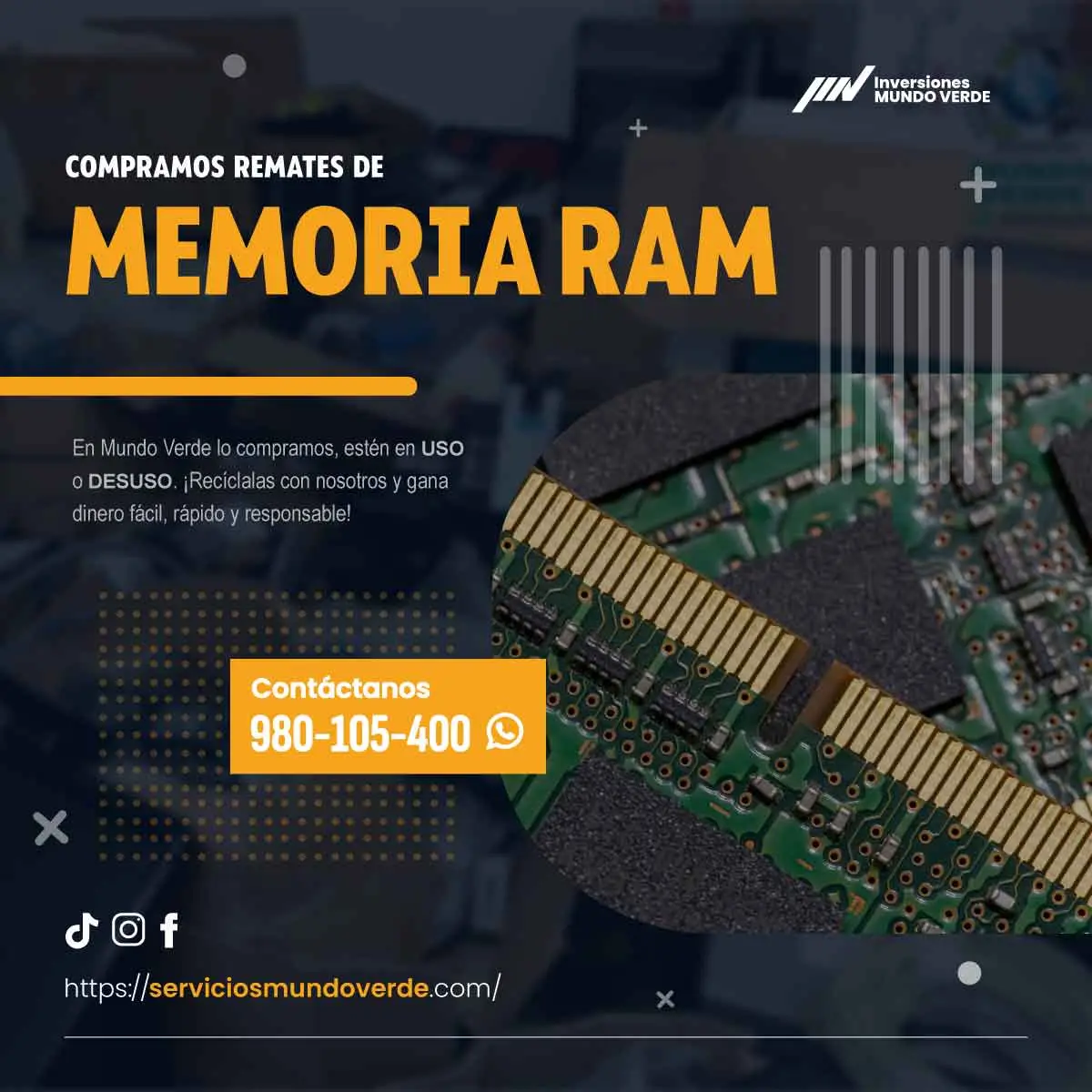 COMPRAMOS MEMORIAS RAM 