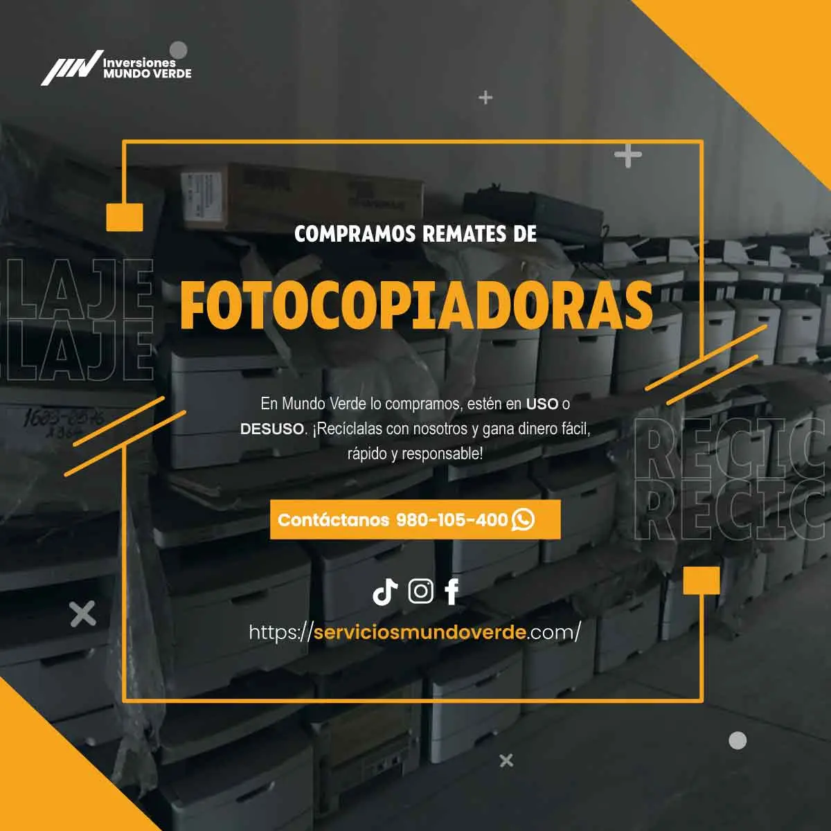 COMPRAMOS FOTOCOPIADORAS