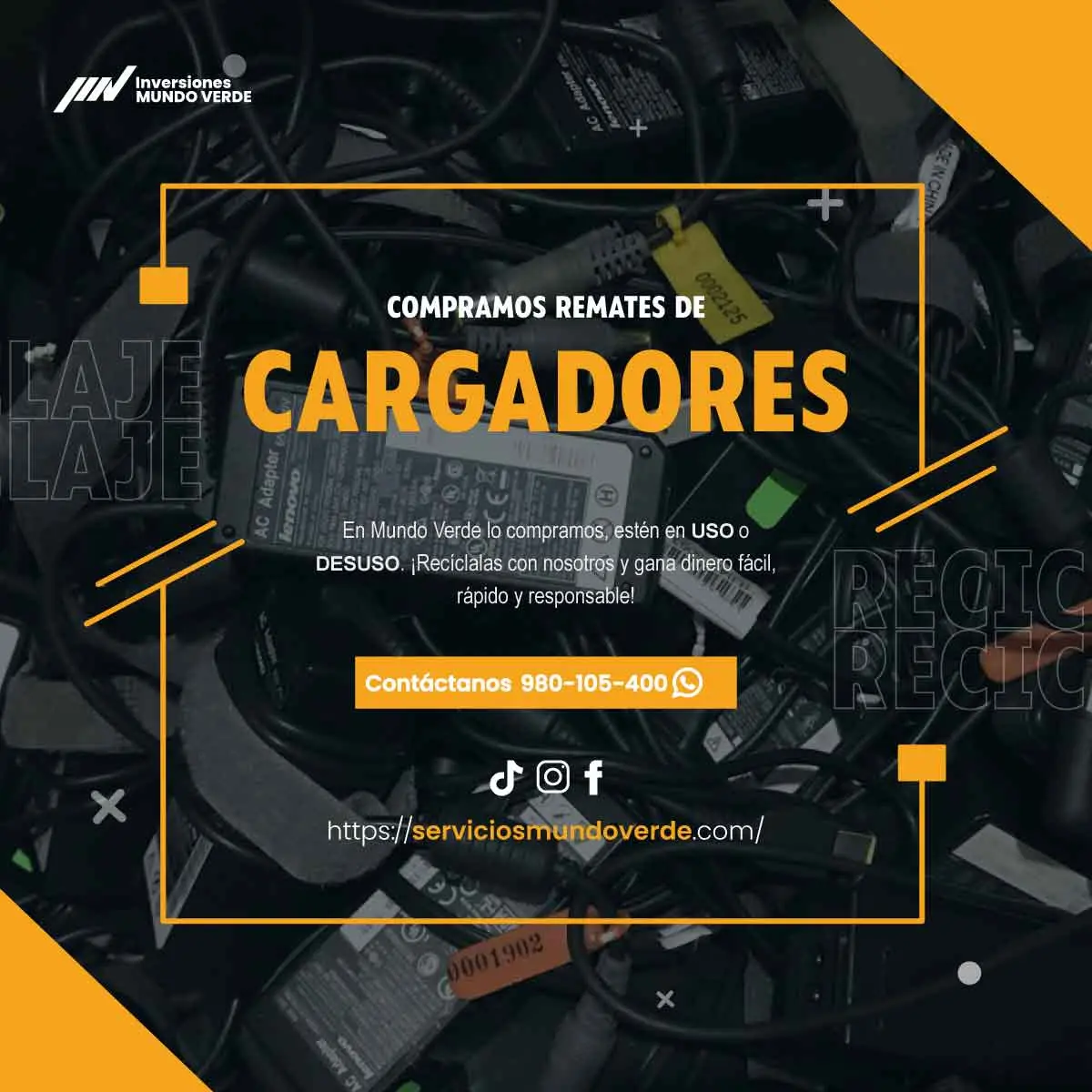 COMPRAMOS CARGADORES 