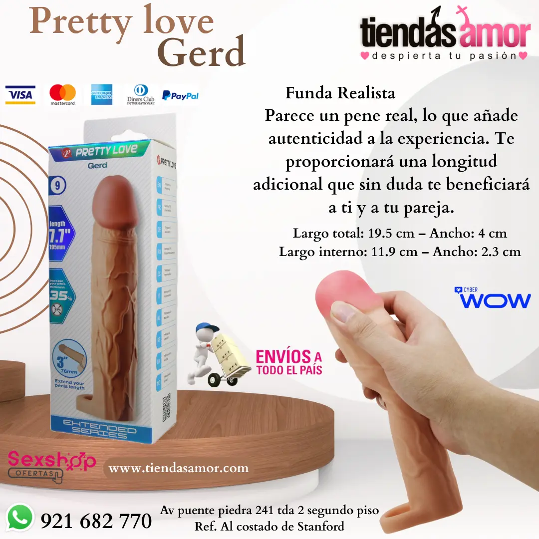 pretty love Funda Realista Gerd diseñado para deslizarse fá