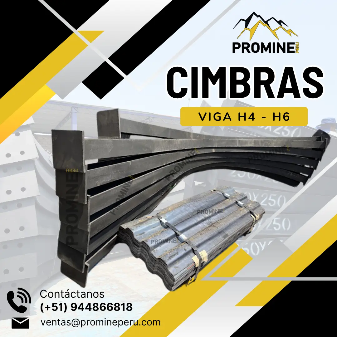 CIMBRA METÁLICA DE ALTO SOPORTE PROMINE Contención de Ga