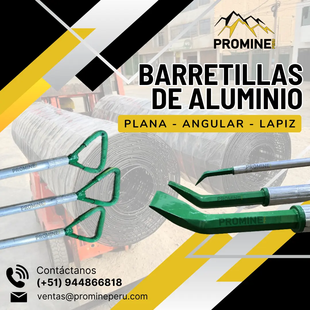 BARRETILLA ERGONÓMICA DE ALUMINIO PROMINE Herramienta Ma